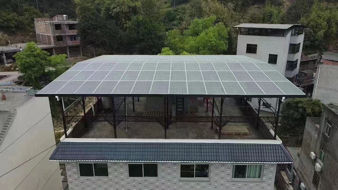 梅河口15kw+10kwh自建别墅家庭光伏储能系统